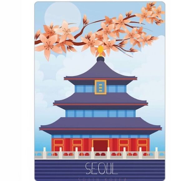 Seoul South Korea 🇰🇷 Travel Magnet - Picture 2 of 2